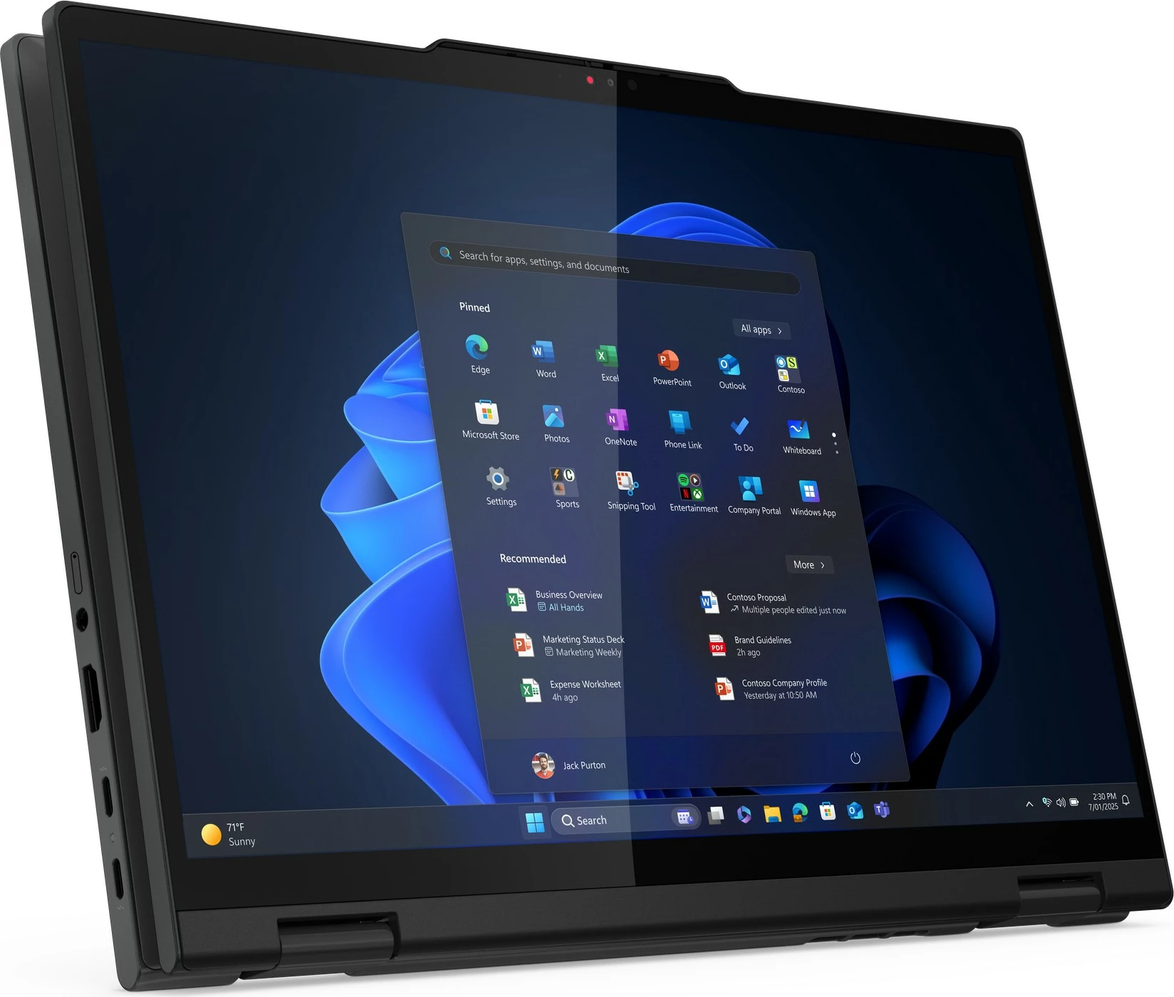 Prenosnik 2-v-1 Lenovo ThinkPad T14s G1 CU7 255U, 32GB RAM, 1TB SSD, Windows 11 Pro, črn