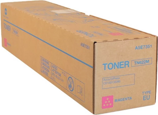 Toner kartuša TN622M, magenta, 92.000 strani — Konica Minolta A5E7351 (A5E735J)