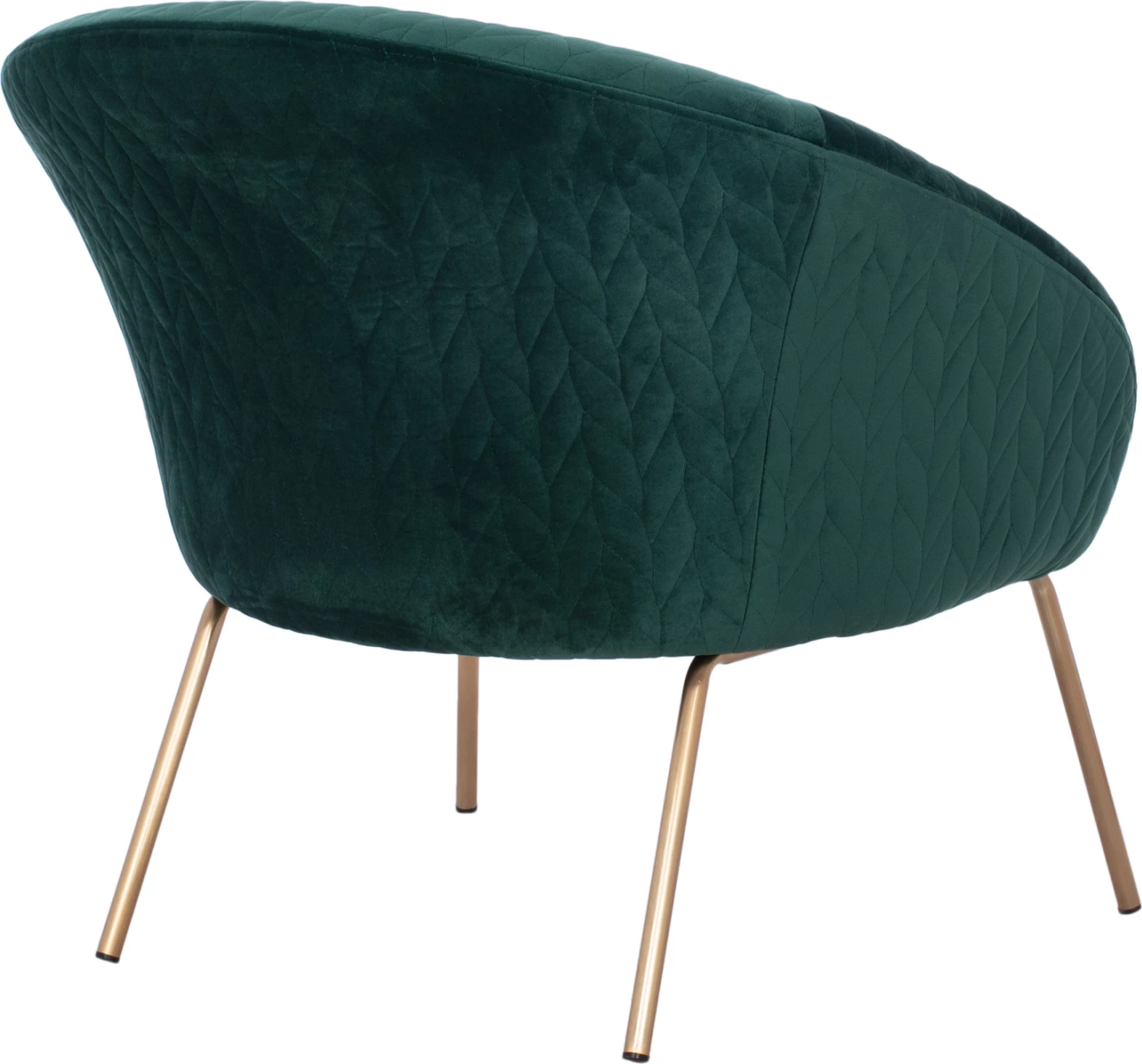 FH8549.03 naslanjač JOYCE, cipresno zelen žamet, kovinske noge