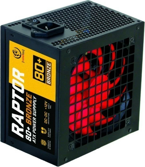 Napajalnik Rebeltec RAPTOR 800W, ATX, 80+ Bronze, DC-DC, črn