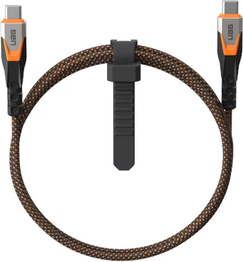 Kabel USB-C SRGE, 75 cm, 240 W/20 Gbps, oranžen (UAG)