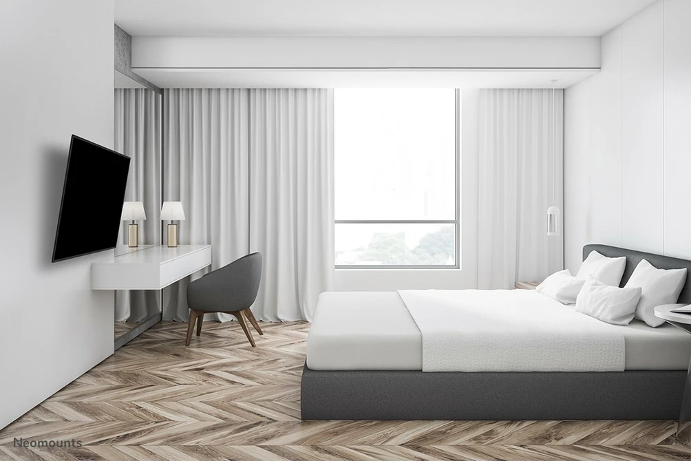 Nagibna nosilec za TV, Neomounts WL35-350BL12, 24–55 palcev, črn