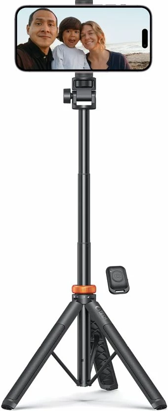 Selfie palica s trinožcem Tech-Protect L03S, Bluetooth, 148 cm, za pametni telefon, črna