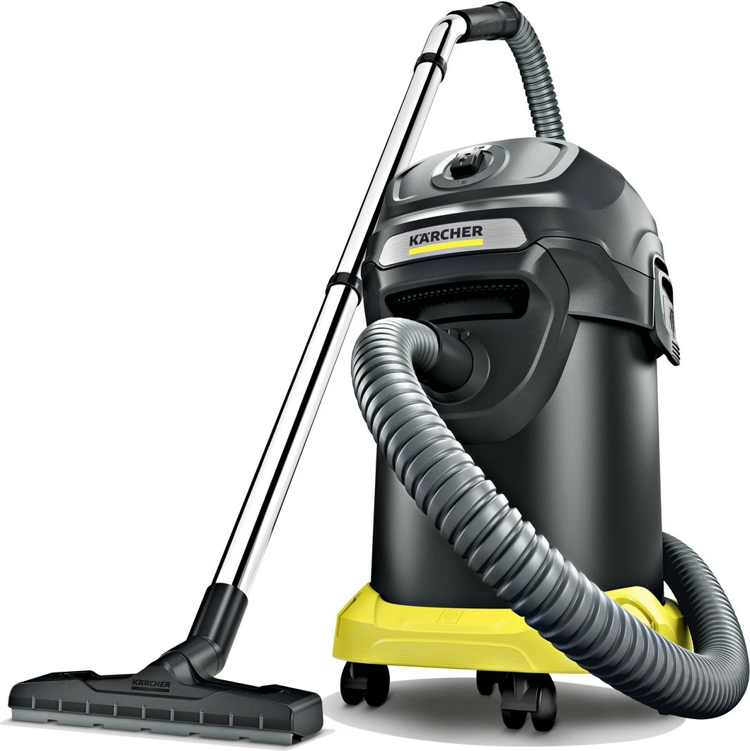 Sesalnik za pepel, 17 L, 600 W, kovinski zbiralnik, brez vrečke, črno/rumen — Karcher AD 4 Premium 1.629-731.0