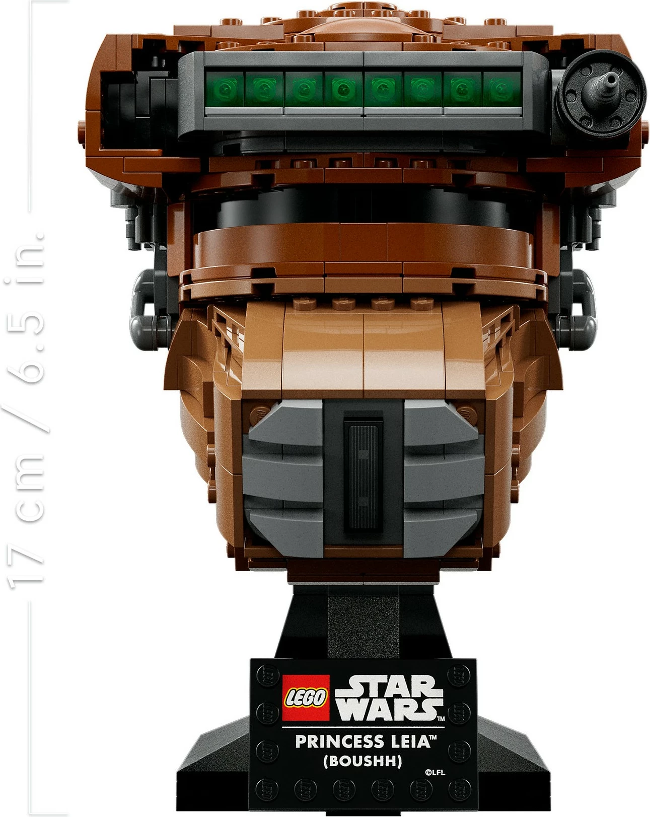 Ikonična čelada Princeske Leie (Boushh), LEGO Star Wars 75351, 670 delov, večbarvno