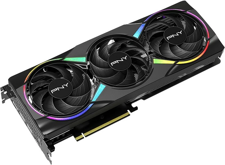 Visokozmogljiva grafična kartica PNY RTX 5060 Ti VERTO ARGB OC 8GB GDDR7, črna