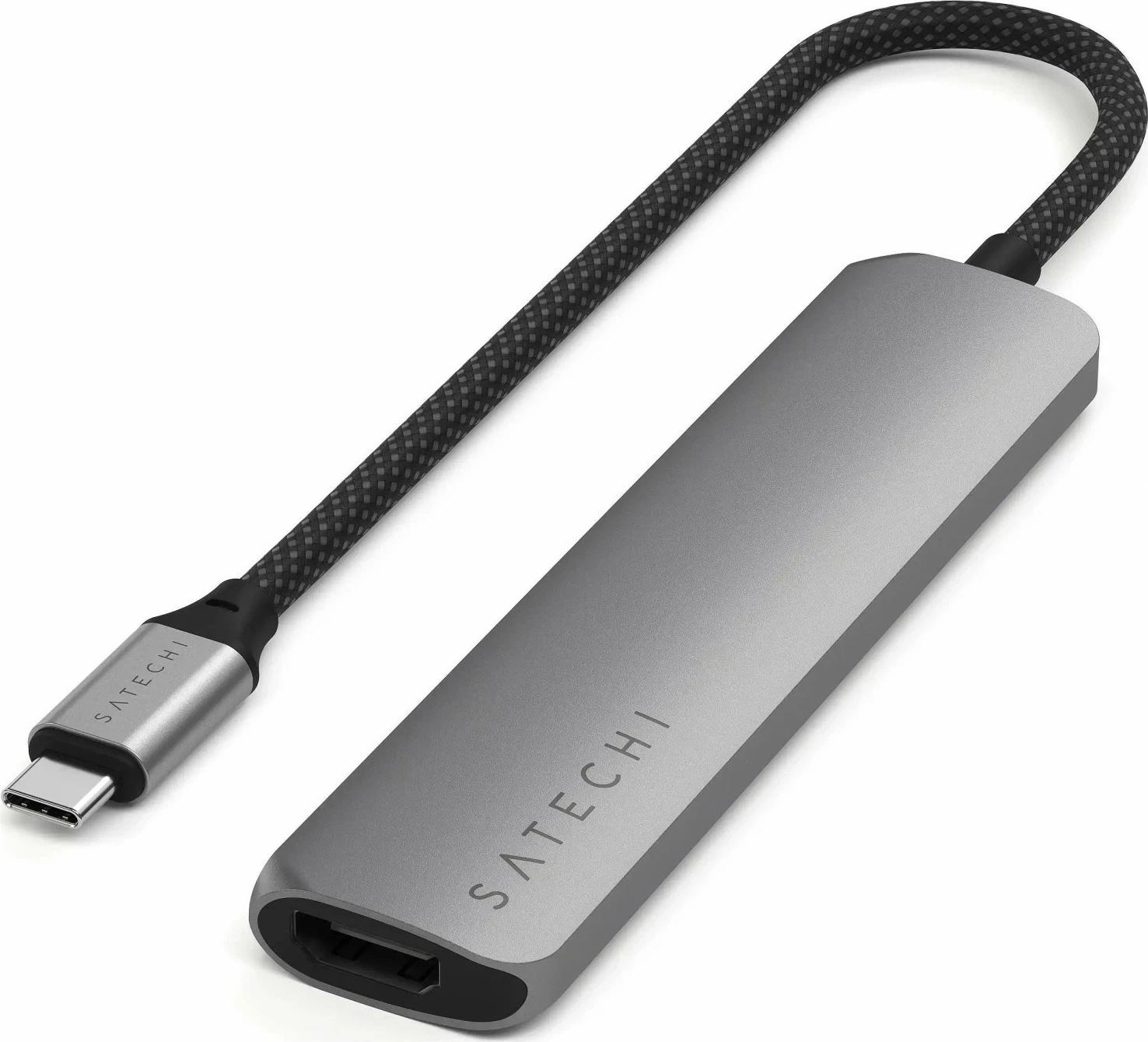 Adapter 6v1 Satechi ST-P6S, USB-C, HDMI 4K, siv