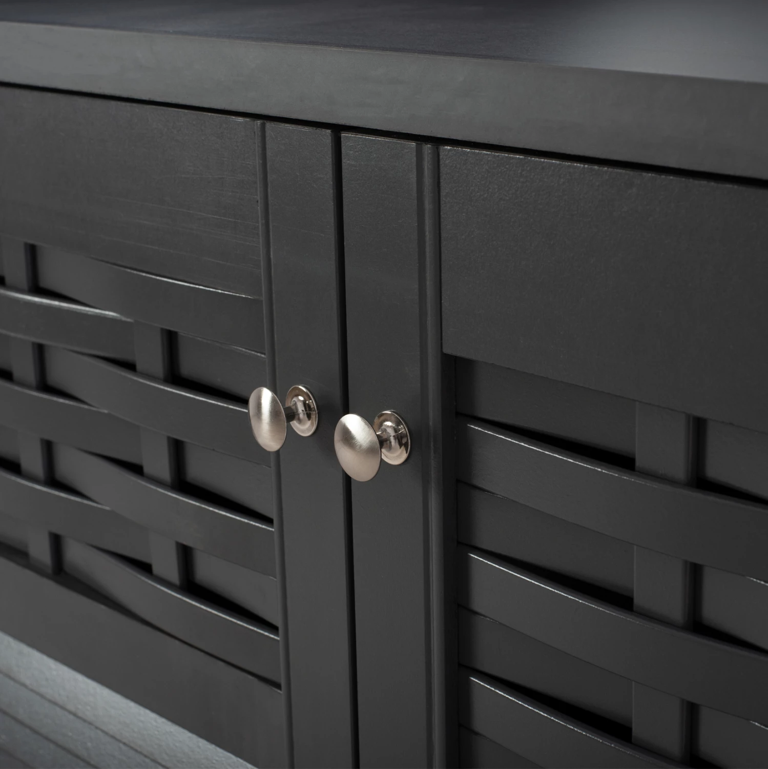 Lesena omara za čevlje KAILENA siva FH2230.10 77x40x121,5 cm