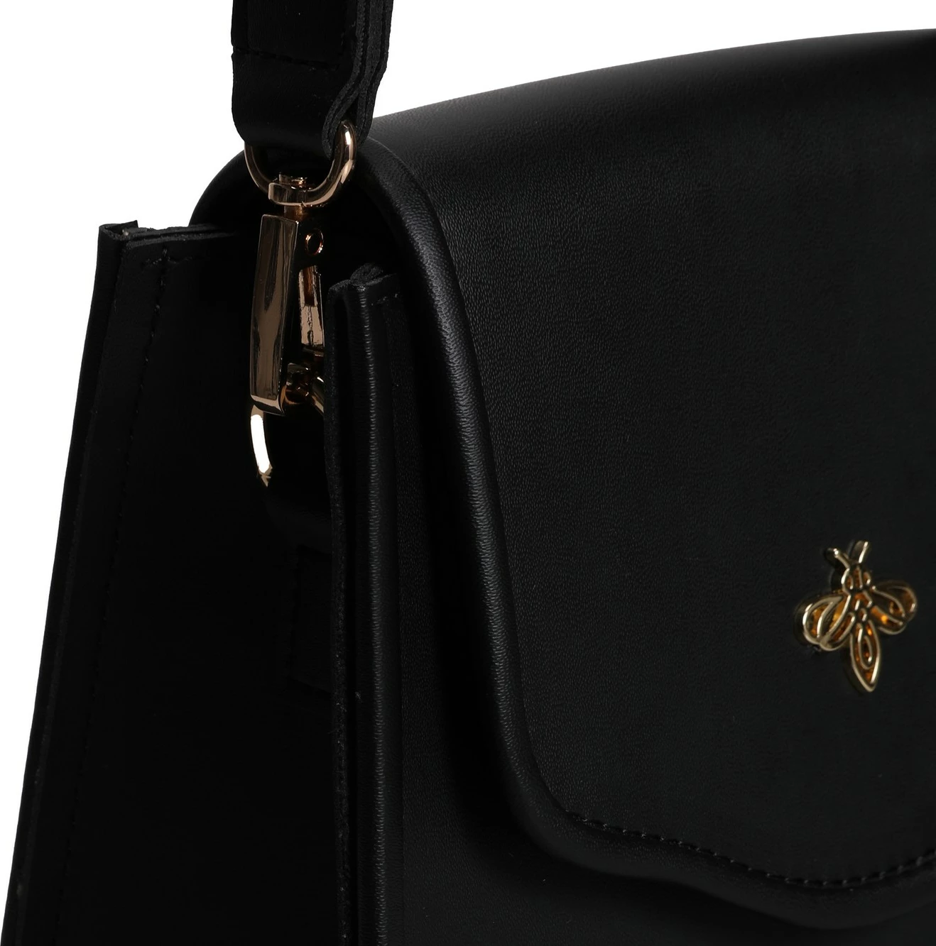 Ramenska torbica Lucky Bees, črna, 1248