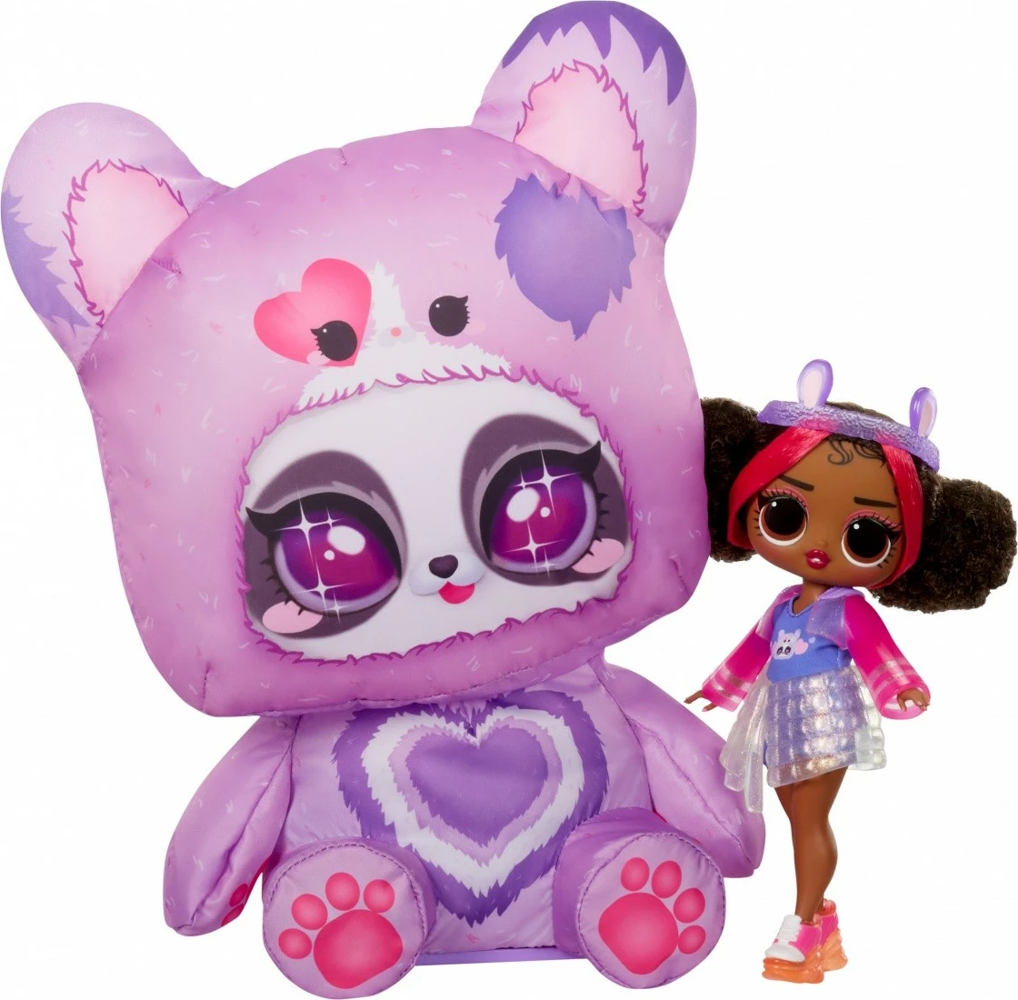 Komplet igrače z lutko in napihnjenim kostumom L.O.L. Surprise Tweens Costume Surprise, Hoops Cutie, vijolična