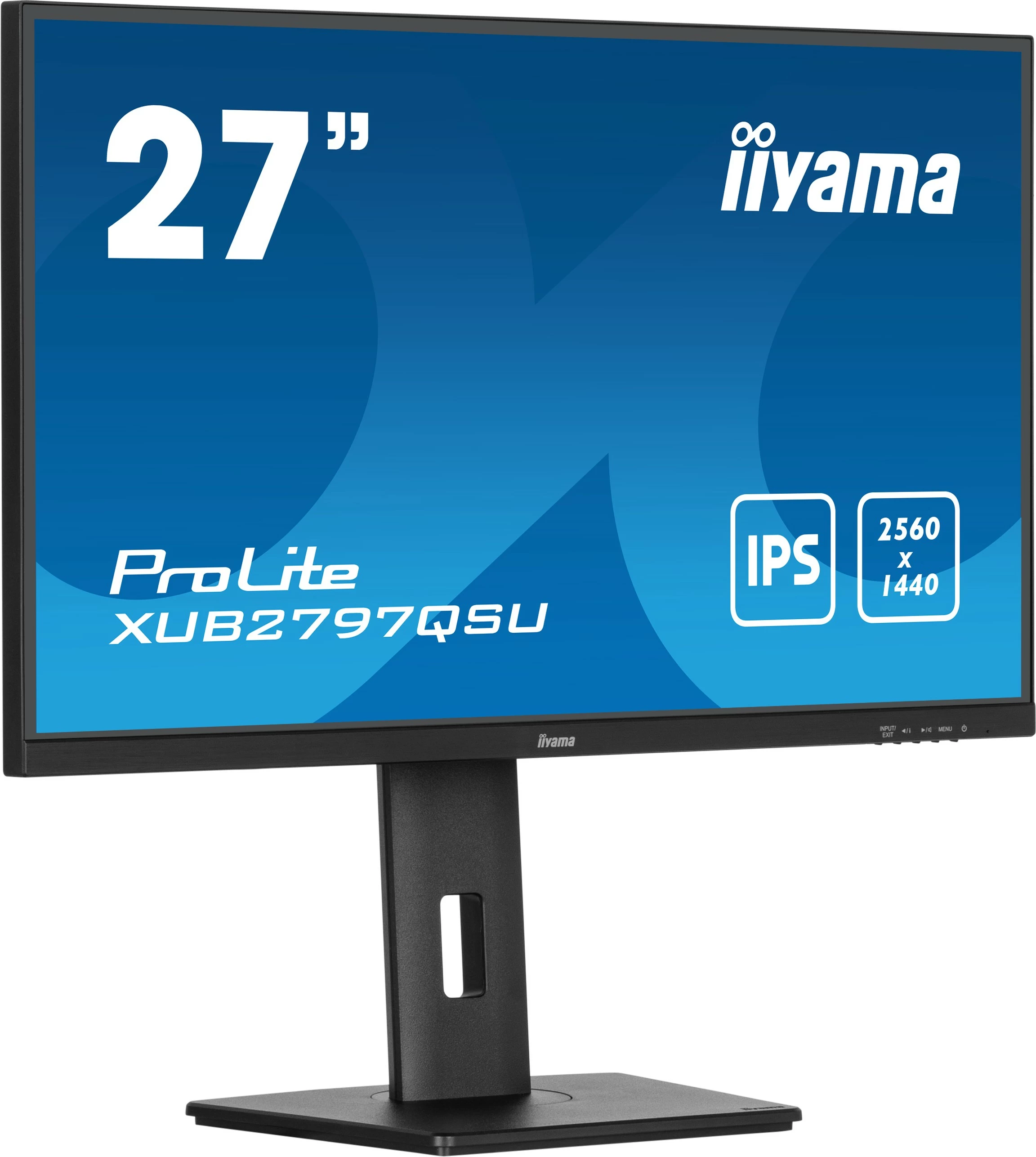 27" zaslon 2560 x 1440 LED, iiyama ProLite XUB2797QSU-B2, črn