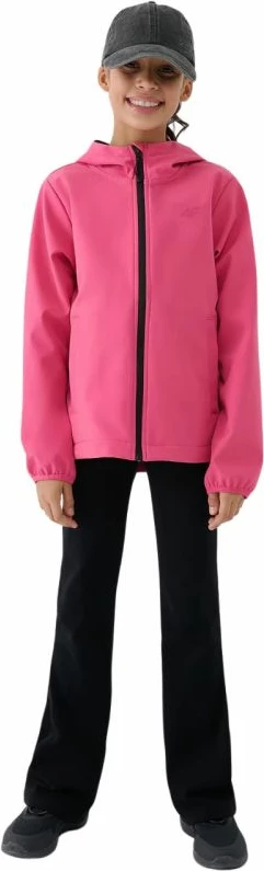 Softshell jakna za otroke 4F, rožnata