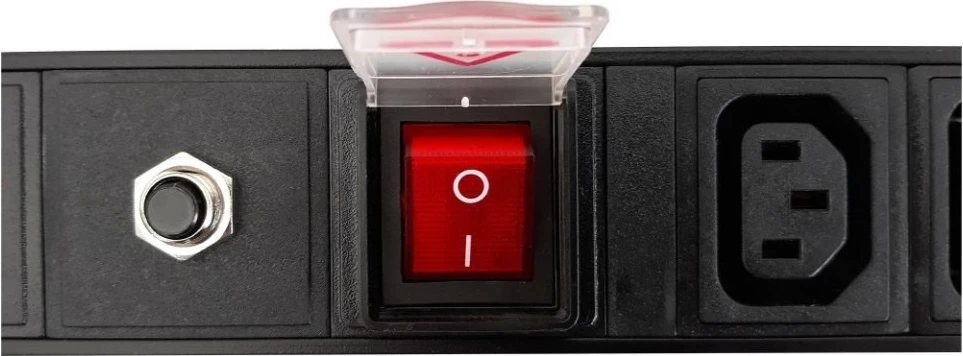 Shir za napajanje 19" 1U z 8 vtičnicami C13, 2 m kabel C14 za UPS, Techly 109559