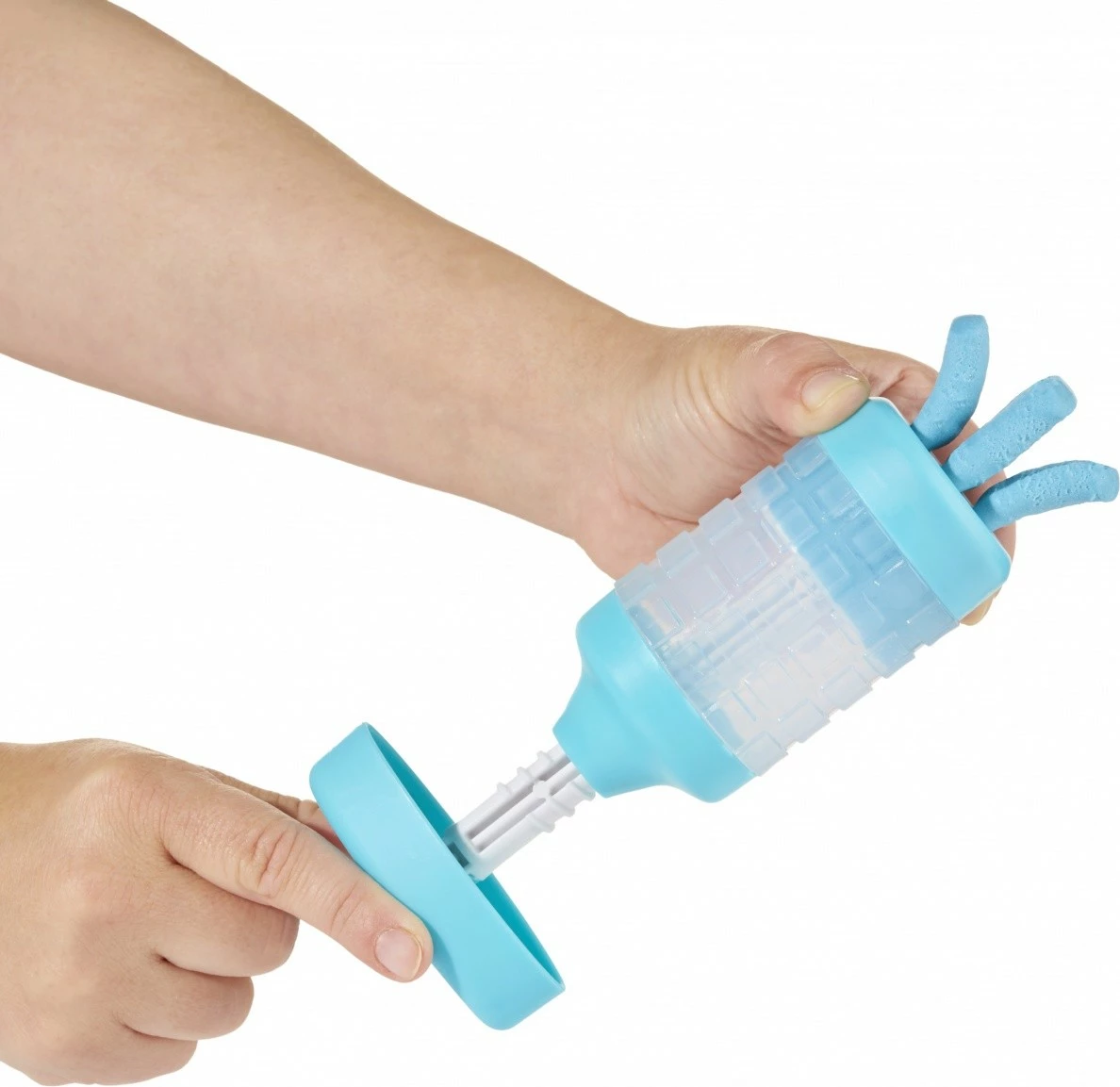 Set modelirne plasteline z ekstruderjem, MGA Wonder Factory Never Dry Dough, modra