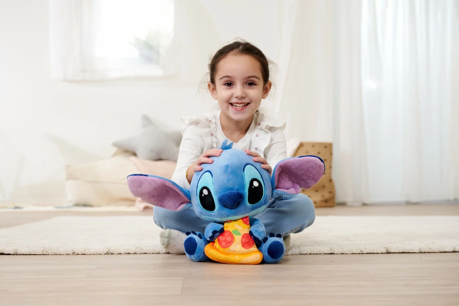 Puhasta plišasta igrača Stitch z pico, Disney Simba, 25 cm, večbarvna