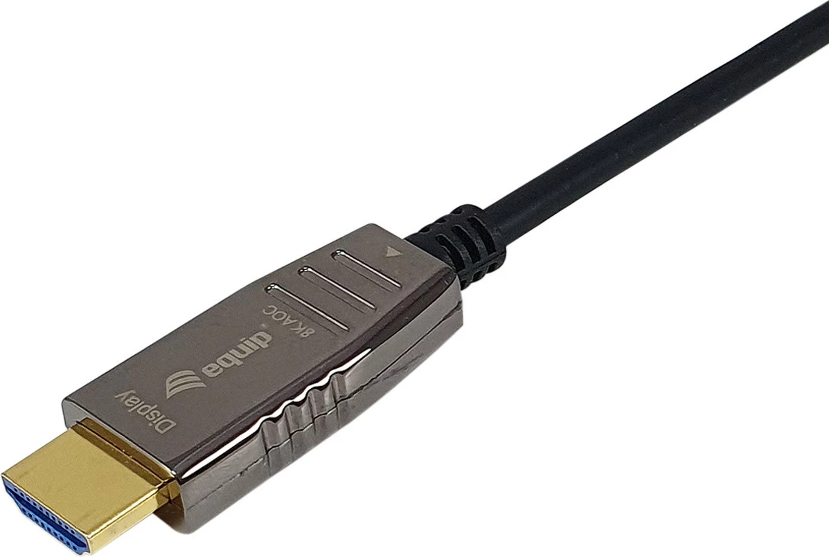 Aktivni optični HDMI kabel Equip 2.1, 20 m, 8K/60Hz, črn