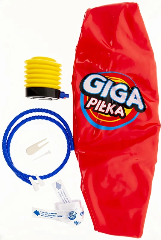 Giant žoga Giga Black Ball, Epee, plastika, 2,5 m, črna, komplet s tlačilko