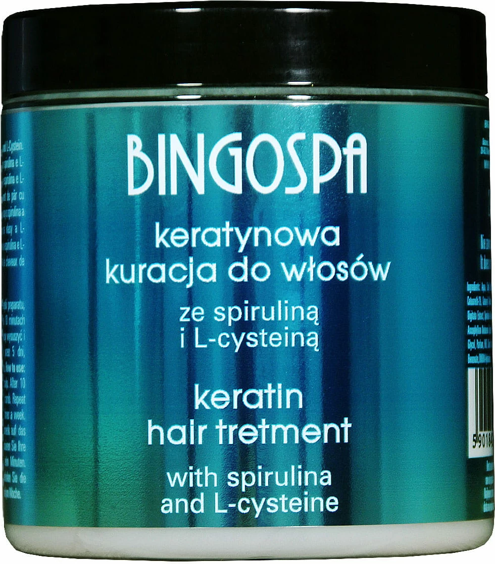 Keratinsko zdravljenje za poškodovane lase, BingoSpa Keratin Hair Treatment, za ženske, 250 g
