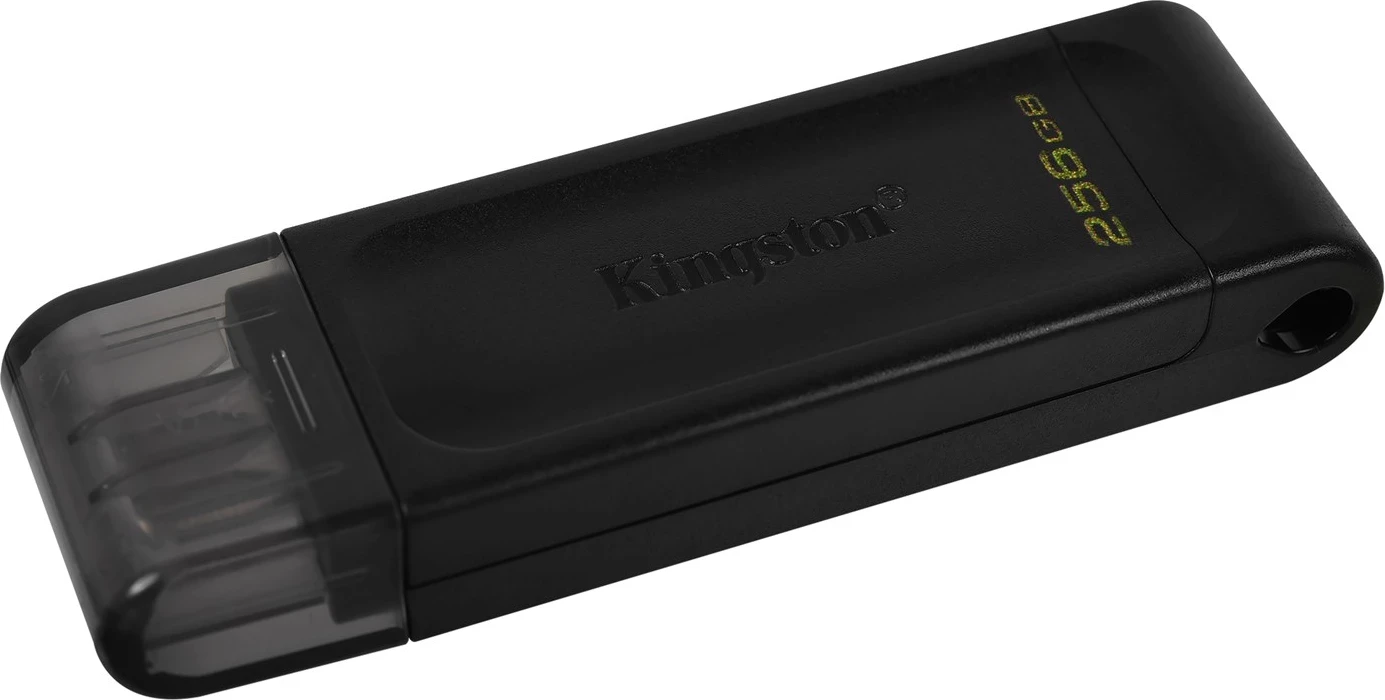 USB pomnilnik 256GB, USB-C 3.2 Gen 1, črn Kingston DataTraveler