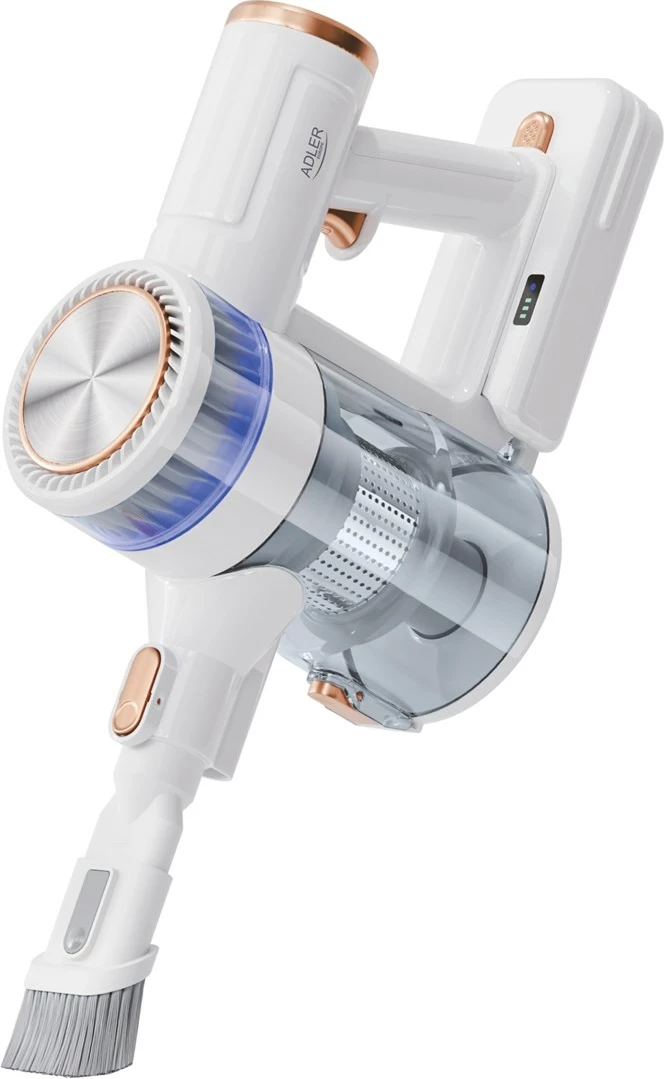 Brezžični sesalnik, 0,4 L, 2200 mAh, bel Adler AD 7079