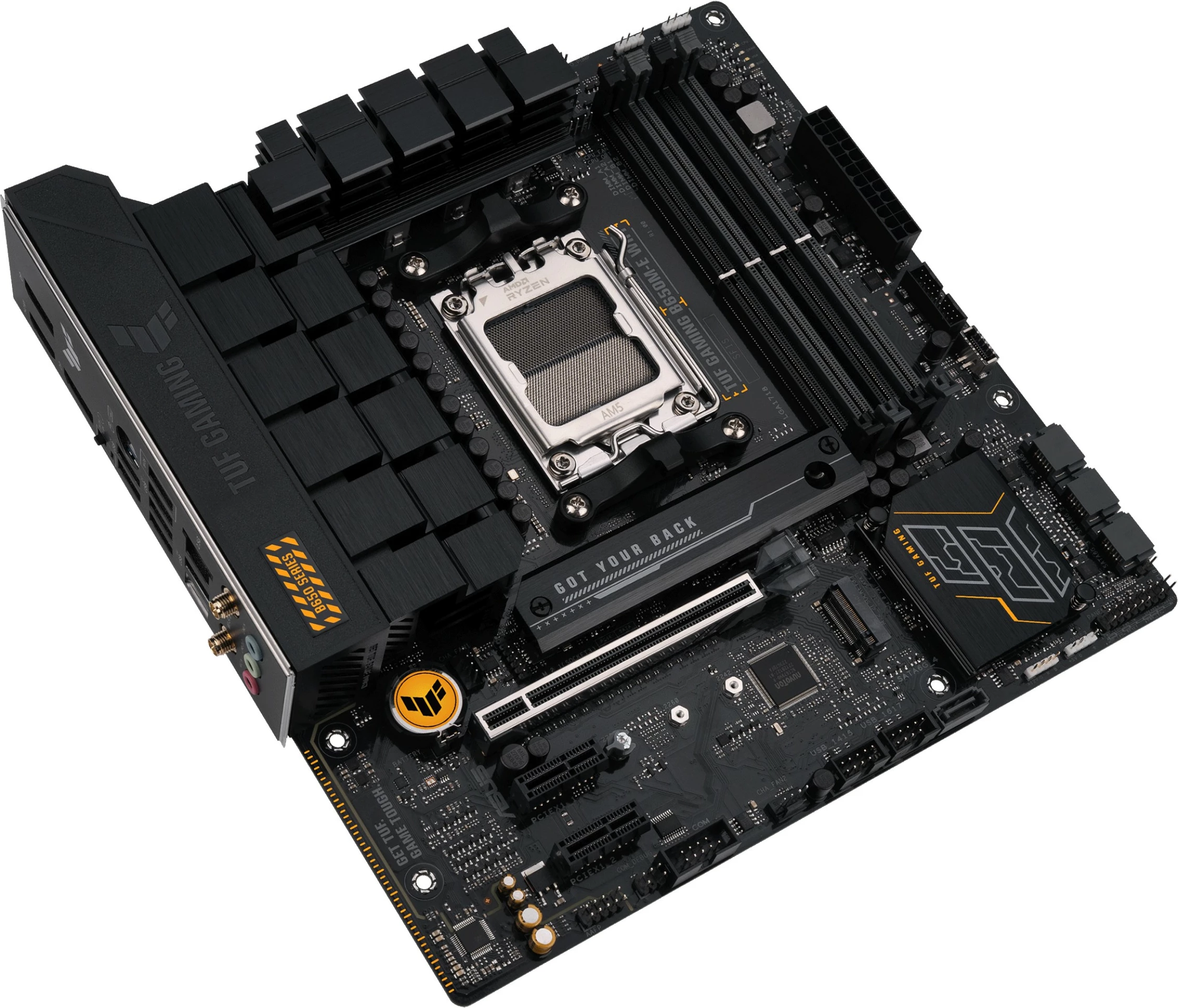 Plošča ASUS TUF GAMING B650M-E WIFI, AMD, Socket AM5, DDR5, 128 GB, črna