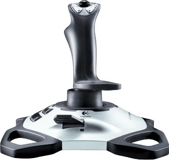 Napreden joystick Logitech G Extreme 3D PRO, PC, digitalen, žični, USB 2.0, črn, bel