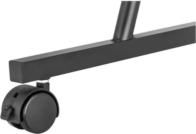 Računalniška miza 60x48 cm s izvlečnim predalom za tipkovnico Techly ICA-TB 131B, črna