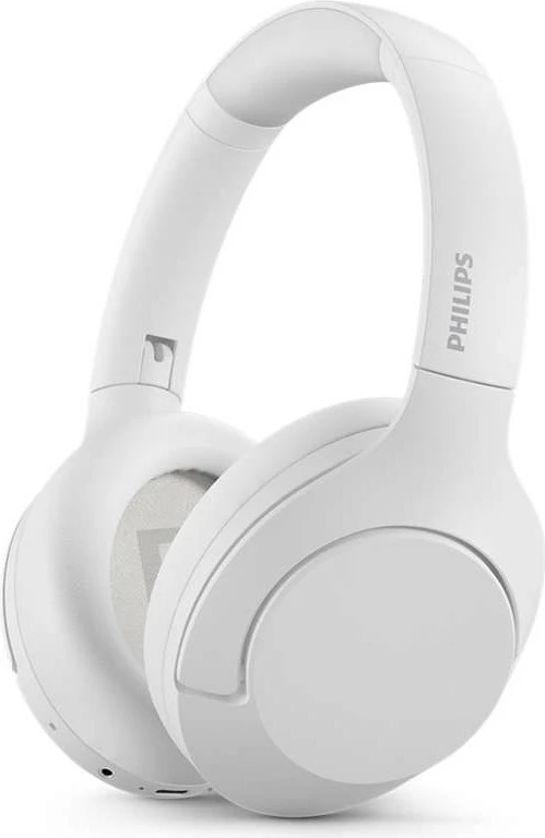 Brezžične slušalke z odpravljanjem hrupa, 60 ur, bele Philips TAH8506WT/00