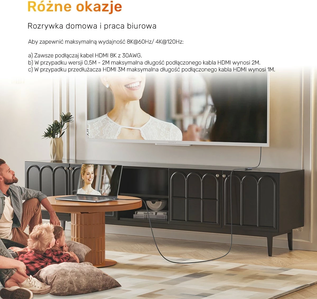 Zvočni/Video podaljšek HDMI Unitek 2.1, 8K 3 m, srebrno-črn