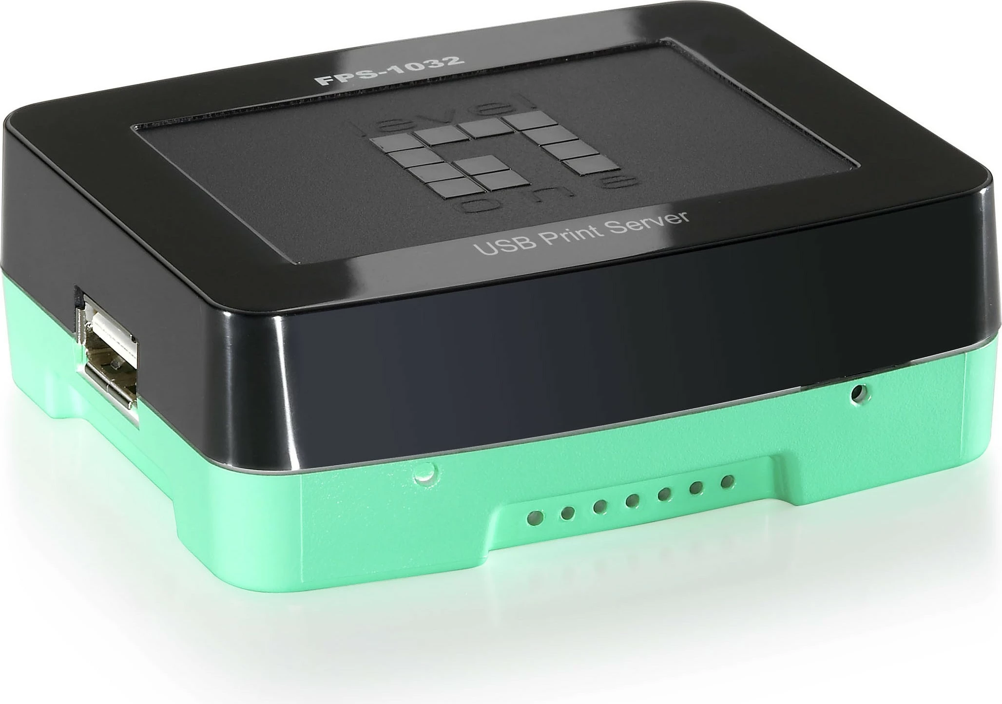 Print strežnik Level One FPS-1032, USB, Ethernet, črno/zelena