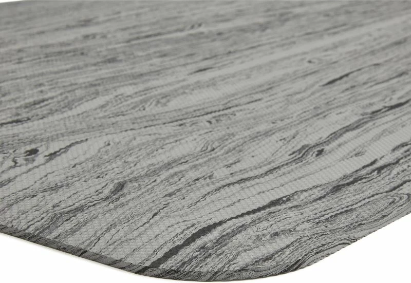 Joga preproga TPE 5 mm, Reebok, siva