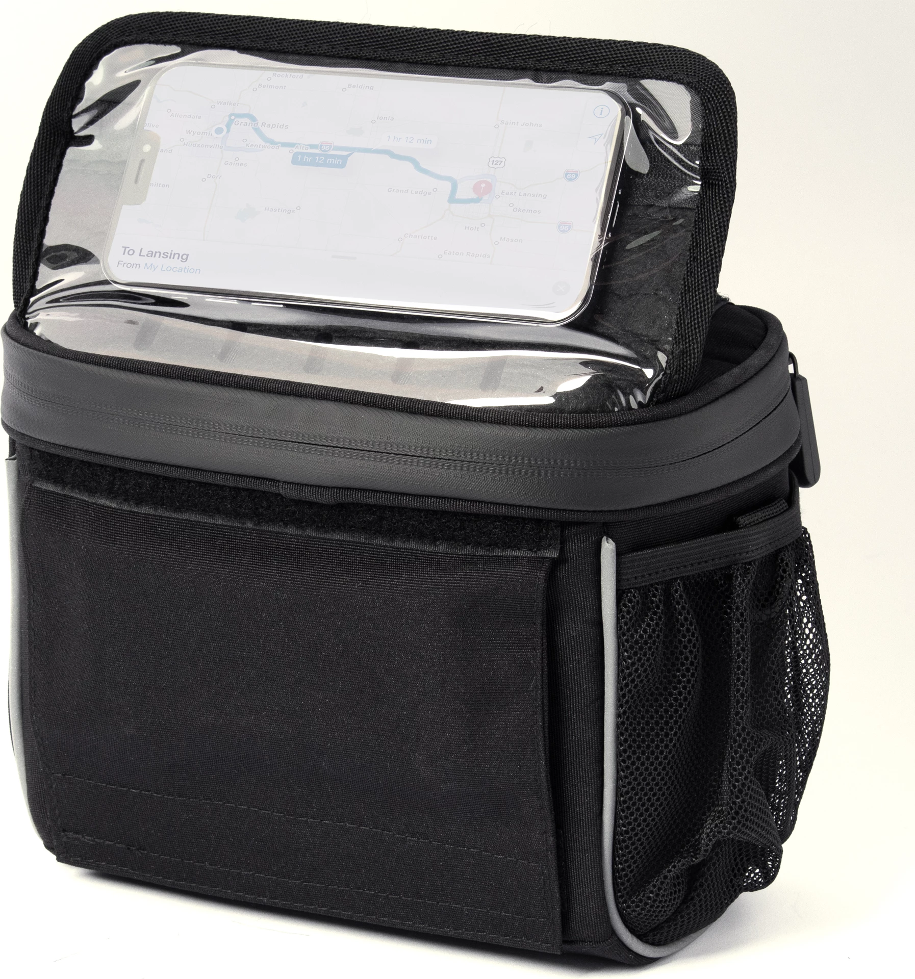 Torba za krmilo/ramenska torba za kolo Wozinsky WBHBB-01, 4 L, črna