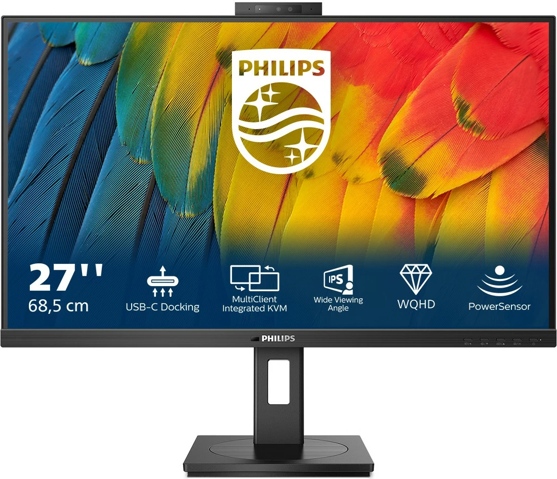 27-palčni Quad HD monitor, Philips 5000 series 27B1U5601H/00, črn