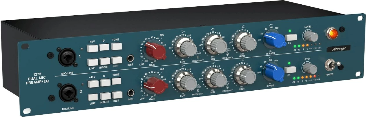 Preamplifikator mikrofona Behringer 1273, Teal
