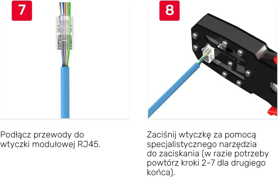 Konektorji RJ45, Cat 6, set 100 kosov Unitek