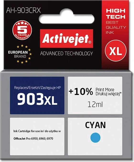 Toner za zamenjavo Activejet AH-903CRX, modra, za HP
