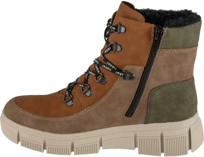 Čevlji za ženske Rieker, rjavi