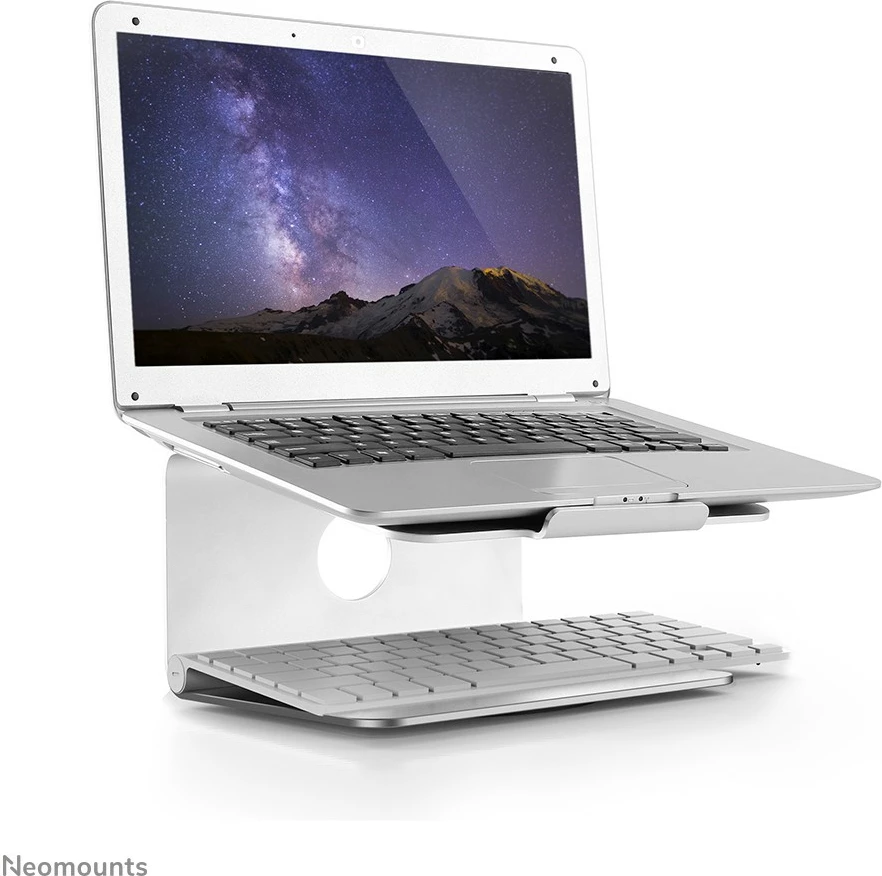 Stojalo za prenosnik Neomounts NSLS050, aluminij, 10-17", srebrno