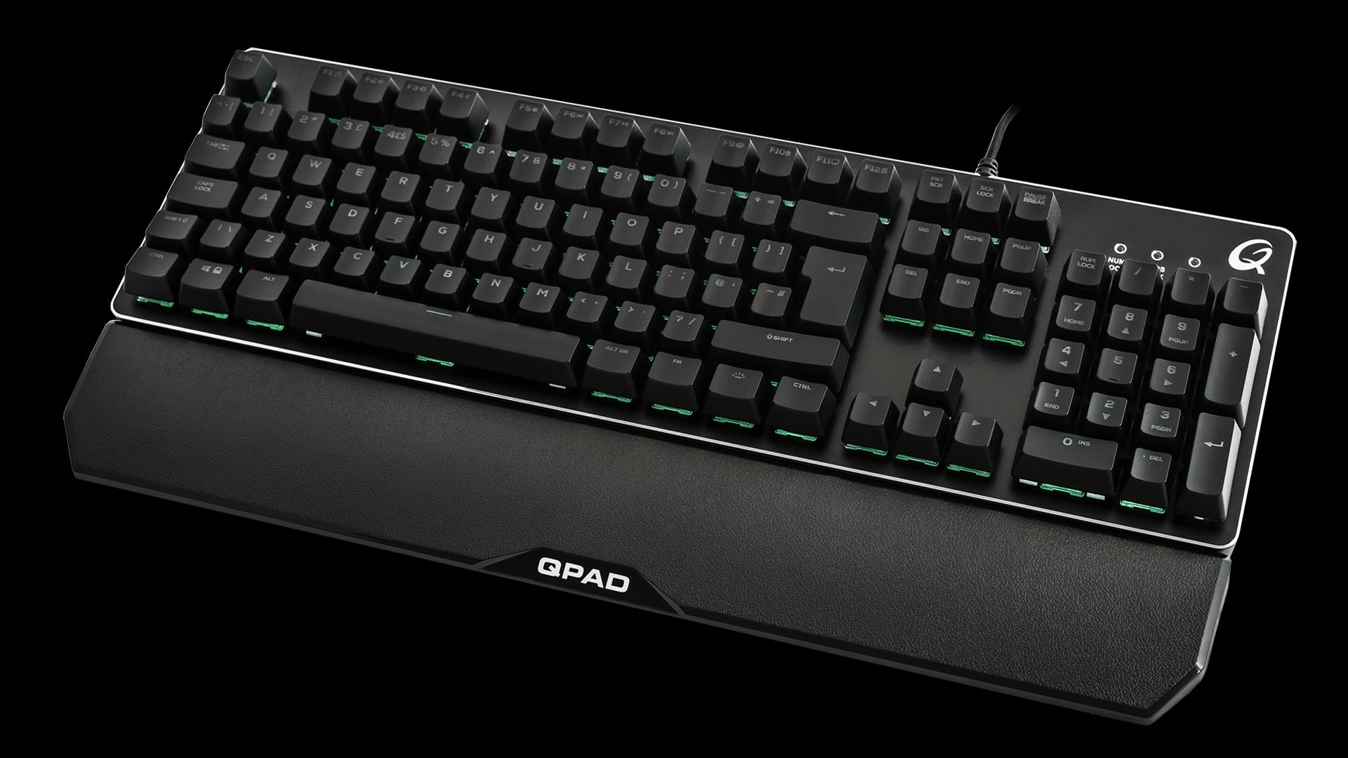 Gaming tipkovnica QPAD Pro MK40, QWERTY, črna