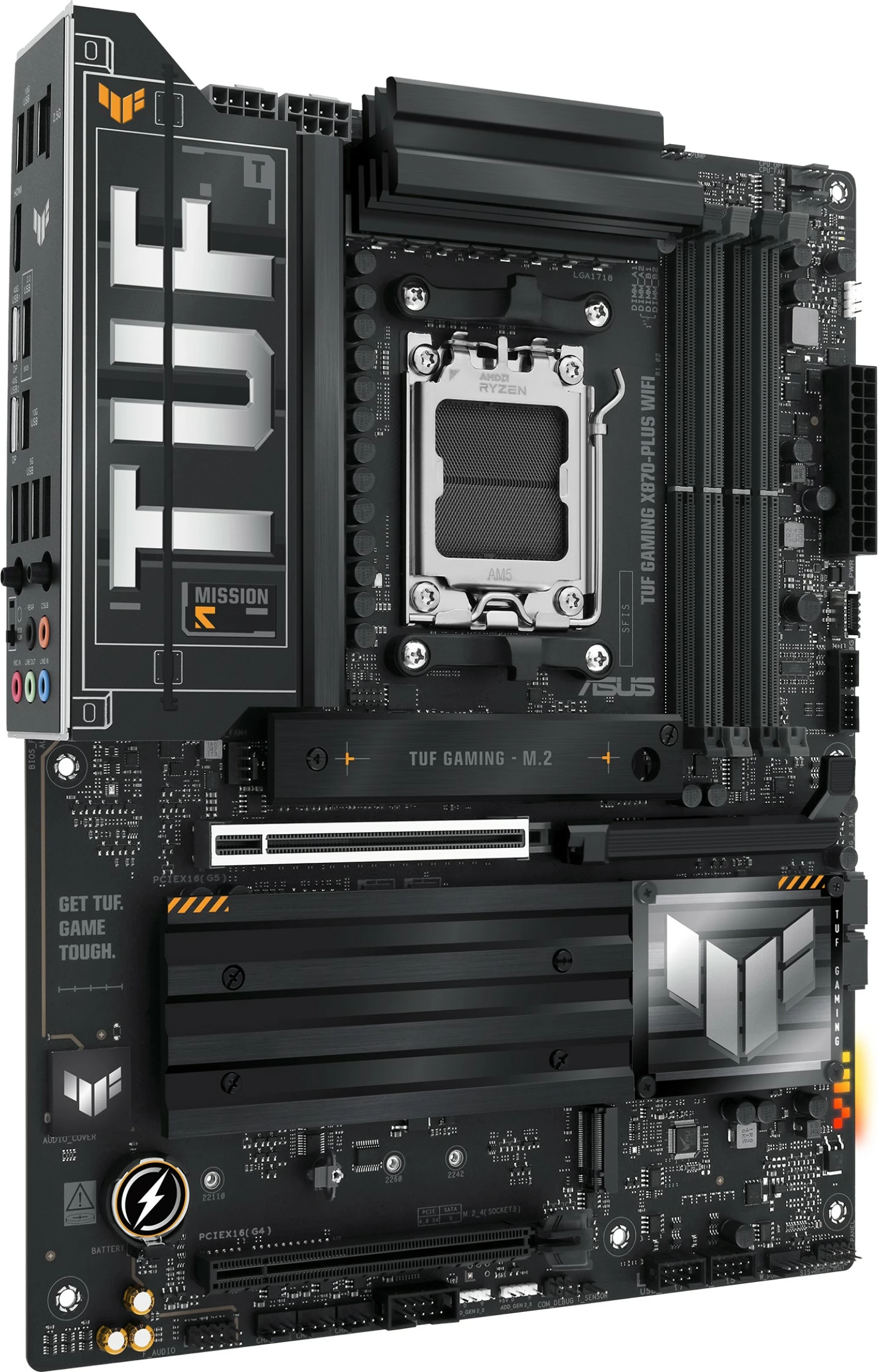Matična plošča ASUS TUF GAMING X870-PLUS WIFI, Socket AM5, DDR5-SDRAM, 192 GB