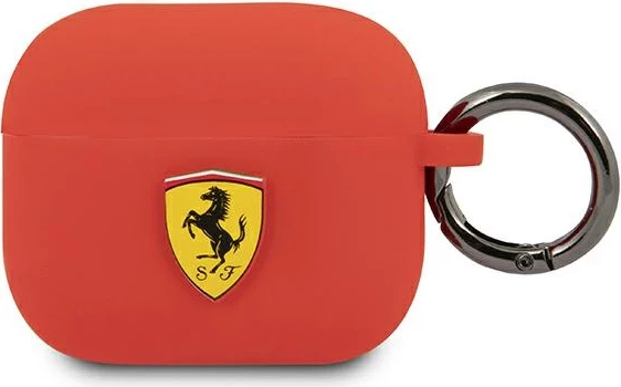 Silikonska zaščita Ferrari za AirPods 3, rdeča