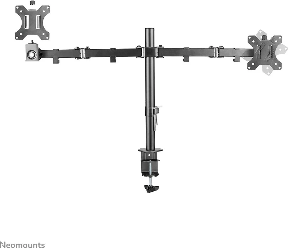 Krajša arm za dva monitorja Neomounts Newstar FPMA-D550DBLACK, 8 kg, 10"-32", črn