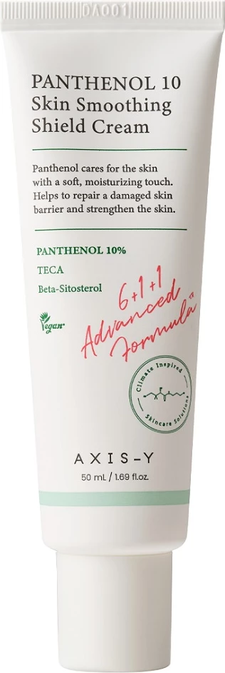 Kremo za obraz za ženske Panthenol 10 Skin Smoothing Shield, AXIS-Y, 50 ml