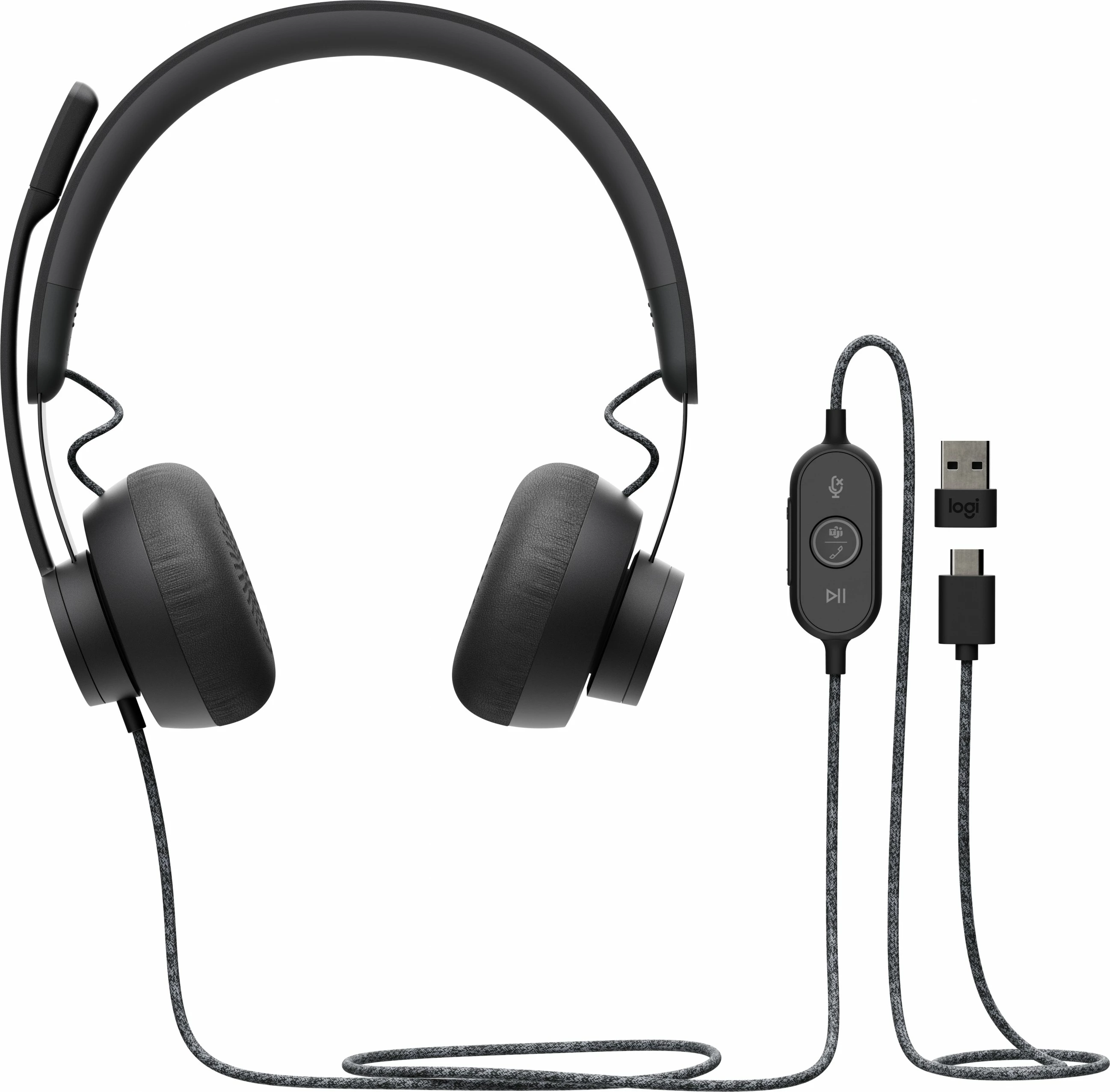 Osebni sistem za videokonference Logitech Zone Wired UC, Full HD, 30 fps, grafit
