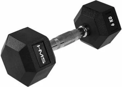 Utež za vaje HMS HEX PRO 6 kg, za moške in ženske