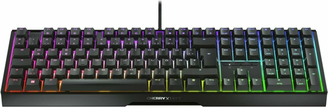 Mehanska tipkovnica XTRFY MX 3.1 Cherry, žična, USB, RGB LED, QWERTZ, črna