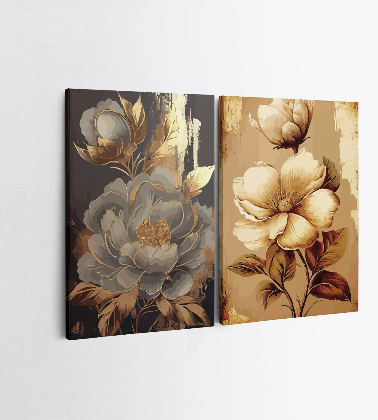 Dekorativna slika na platnu (2 kosa), Wallity 2KNV4343, 50 x 70 cm