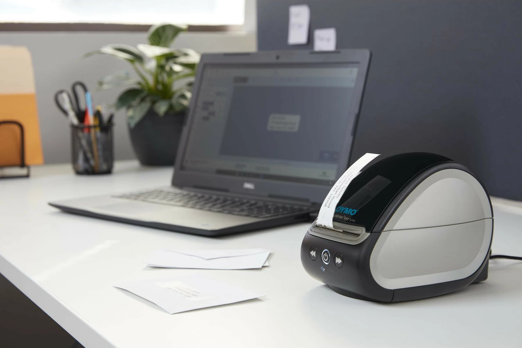 Etiketni tiskalnik Dymo LabelWriter 550 Turbo, LAN, USB, črn