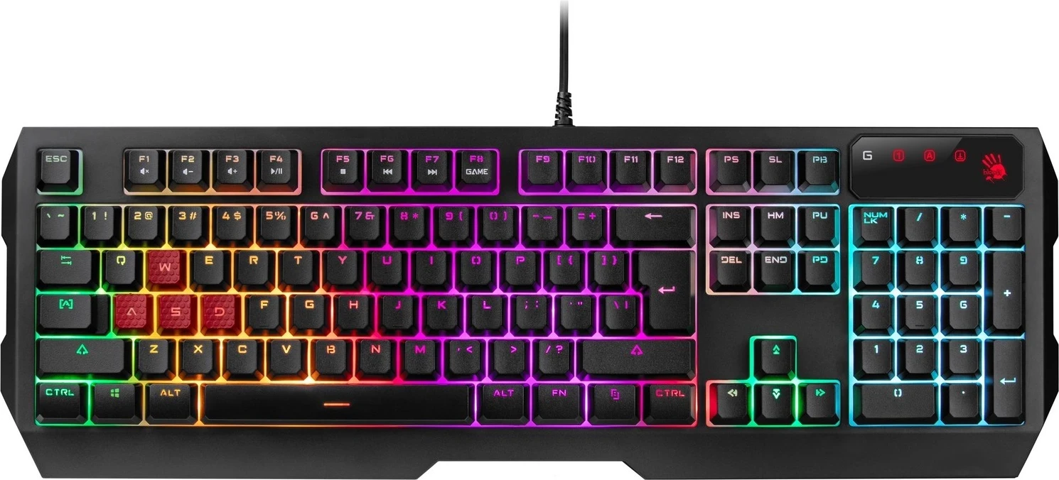 Gaming komplet tipkovnica, miška in podloga A4-Tech Bloody B1700, z RGB osvetlitvijo