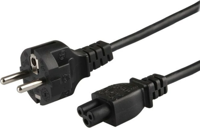 Napajalni kabel Savio CL-81, 1,8 m, paket 10 kosov, črn